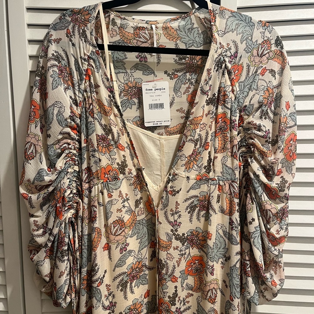 Free People Floral Print Maxi Dress